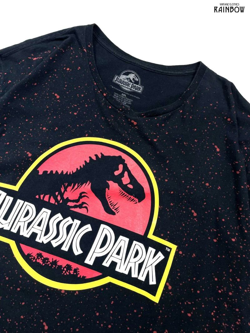 古着 Jurassic Park ジュラシックパーク プリントデザイン コットン