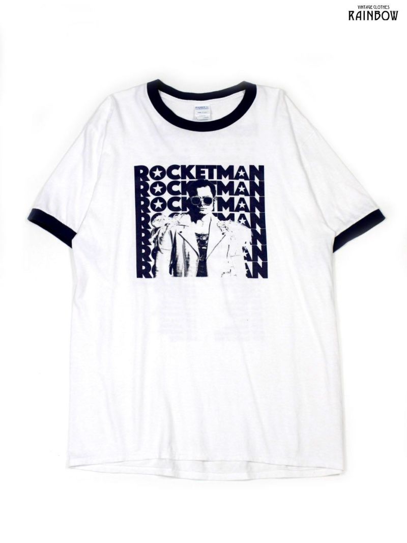 古着 PORT&COMPANY ポートアンドカンパニー ROCKETMAN ロゴデザイン