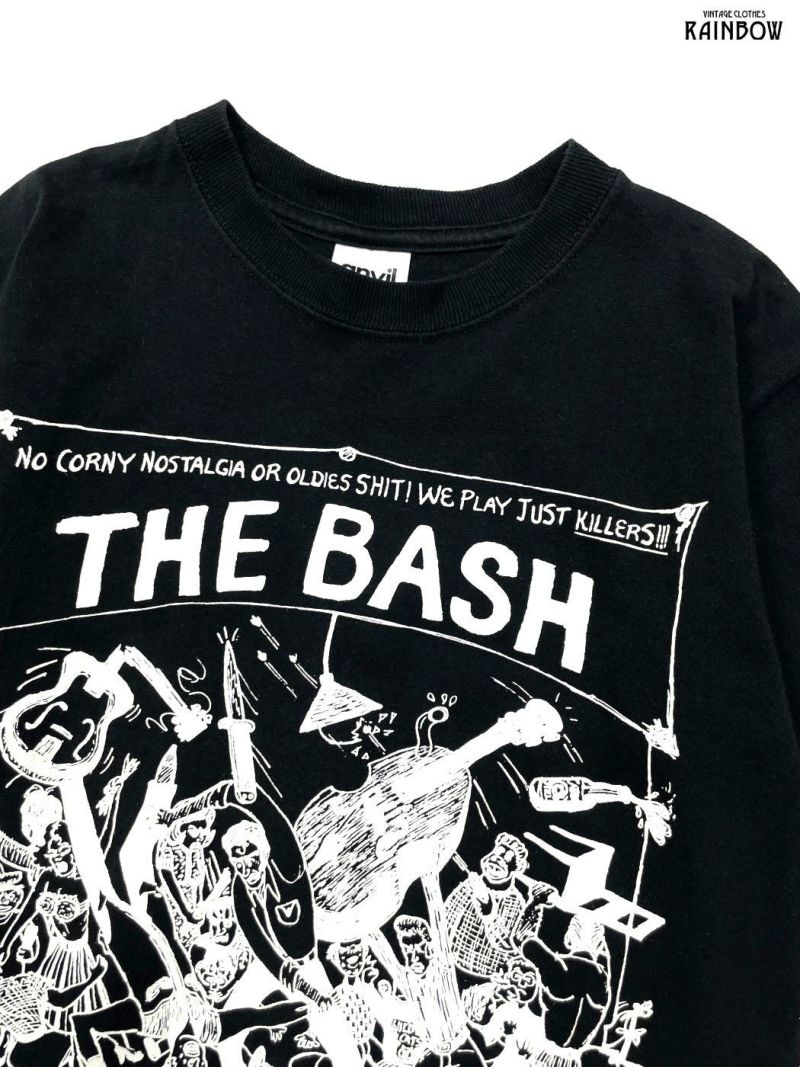 古着 Anvil アンビル The Bash プリントデザイン コットン１００ 半袖 ｔシャツ 黒 Ttu 古着屋rainbow