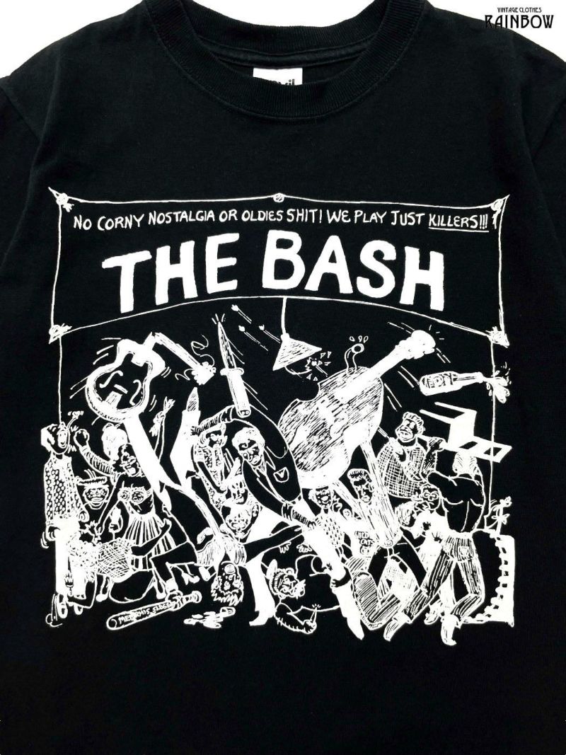 古着 Anvil アンビル The Bash プリントデザイン コットン１００ 半袖 ｔシャツ 黒 Ttu 古着屋rainbow