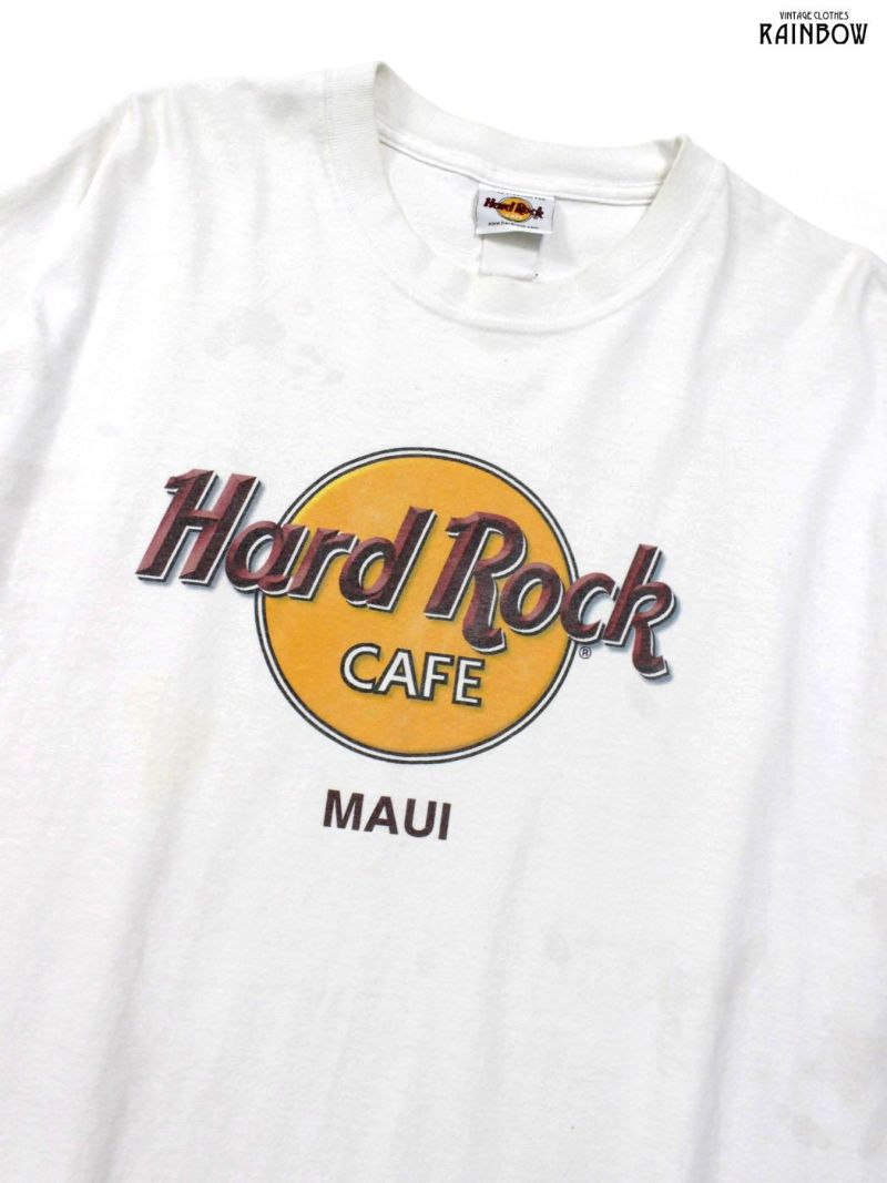 古着 HARD ROCK CAFE ハードロックカフェ MAUI ロゴデザイン ブランド