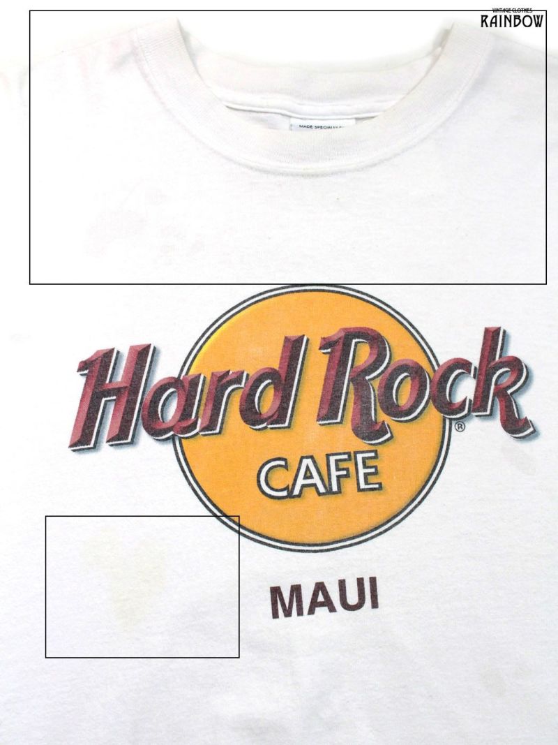 古着 HARD ROCK CAFE ハードロックカフェ MAUI ロゴデザイン ブランド