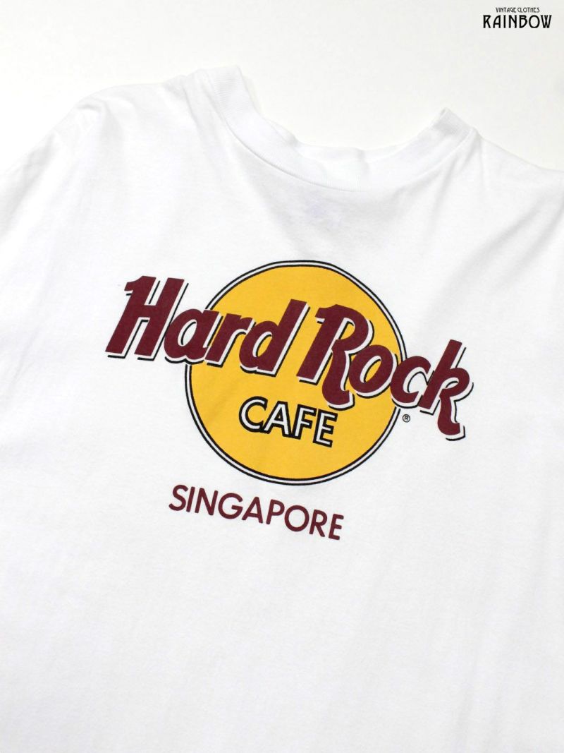 古着 HARD ROCK CAFE ハードロックカフェ ロゴデザイン コットン 半袖