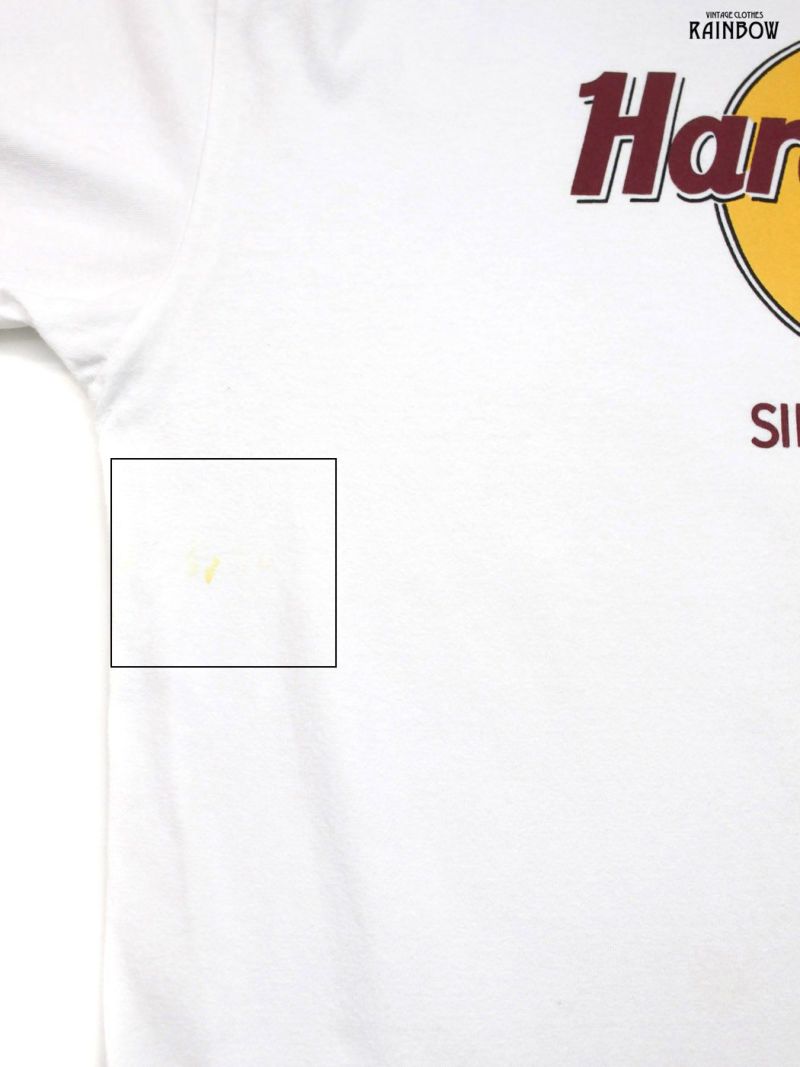 ハードロックカフェ　半袖　Tシャツ　メキシコ　ニューヨーク　白　両面ロゴ　レア