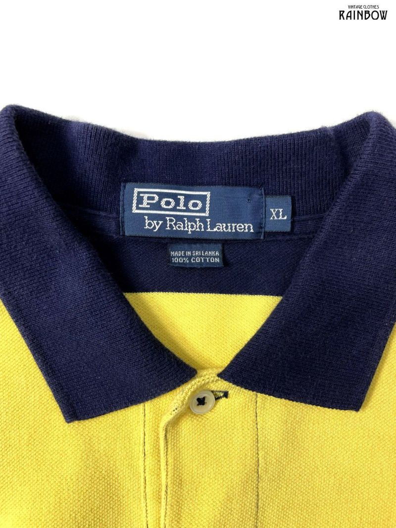 古着 POLO RALPH LAUREN ポロラルフローレン ボーダー柄 ワンポイント