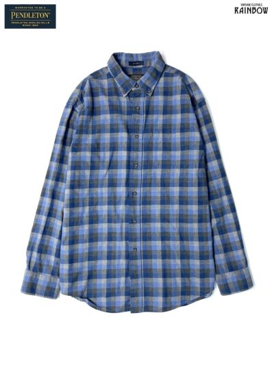 古着 70's PENDLETON ペンドルトン アメリカ製 チェック柄 ウール