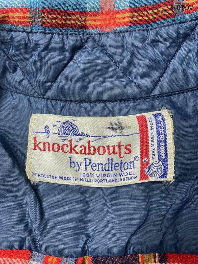 古着 KNOCKABOUTS by Pendleton ペンドルトン アメリカ製 チェック柄