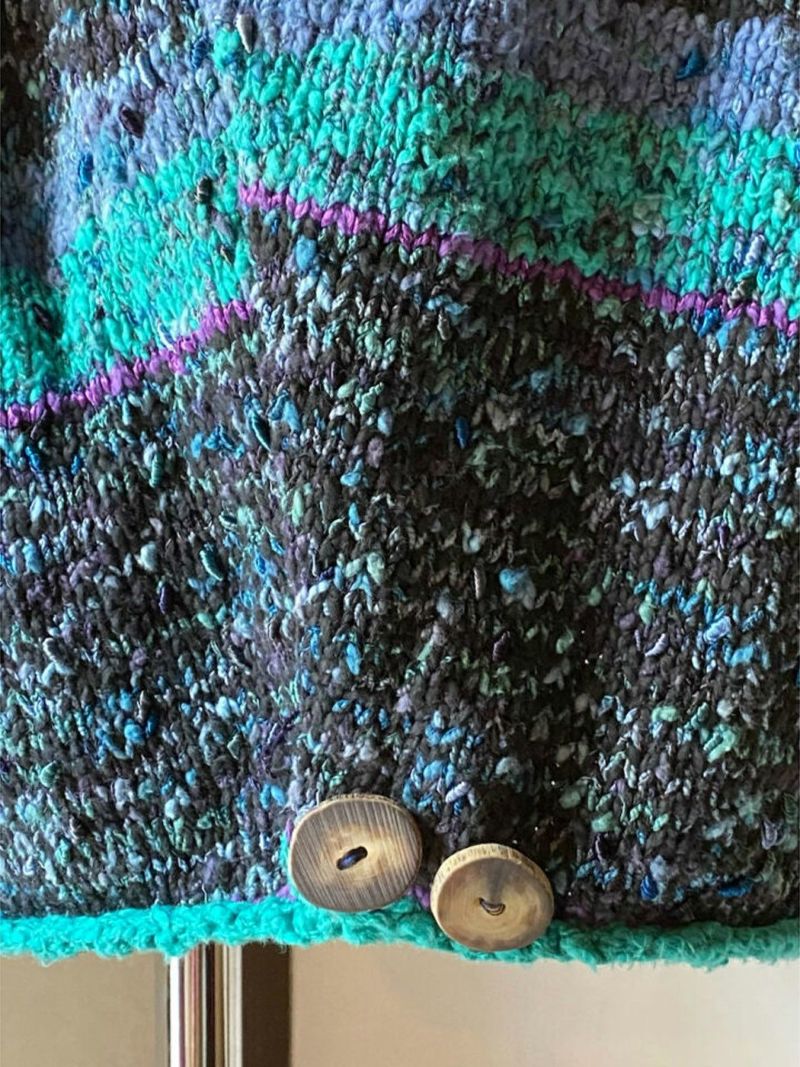 Dru Wagner mix yarn nep design cardigan(sn230156) - ヴィンテージ