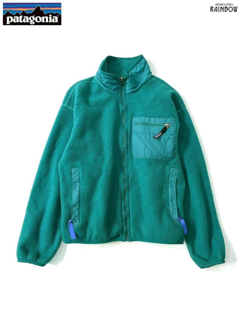 古着 90's Patagonia パタゴニア アメリカ製 無地 アウター フリース